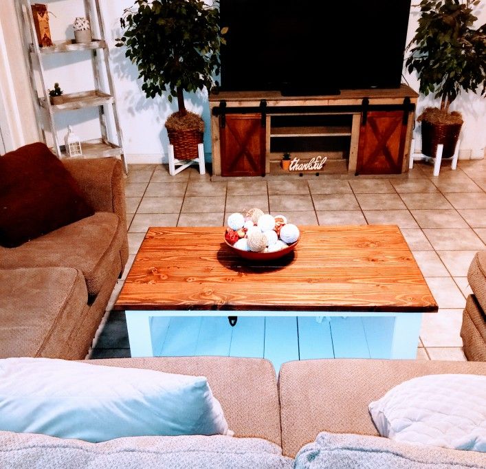 Tv Stand With Barn Doors
