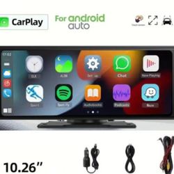 BRAND NEW IN THE BOX W/BLUETOOTH 10.26 SCREEN CAR PLAYER TO YOUR CELLPHONE