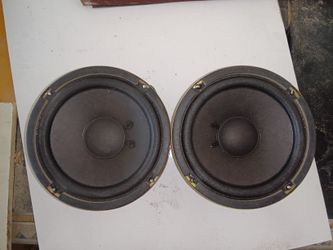 Pair Of 6.5" Woofers Raw Driver Speakers 