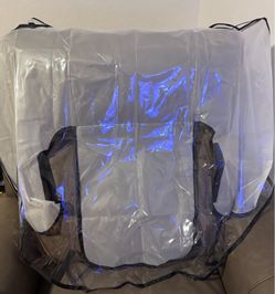 Clear stroller rain cover