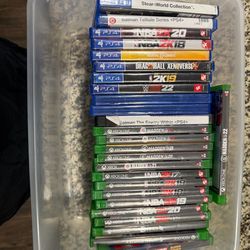 Ps4 and Xbox games