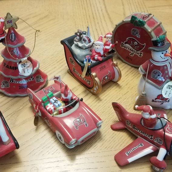 Buccaneers Christmas Ornaments
