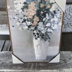 Framed Wall Art Wall Hanging 12x18 New