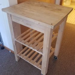 Wooden 3 Tier Butcher Block