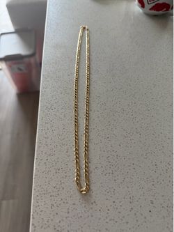 14k Gold Figaro Chain Necklace