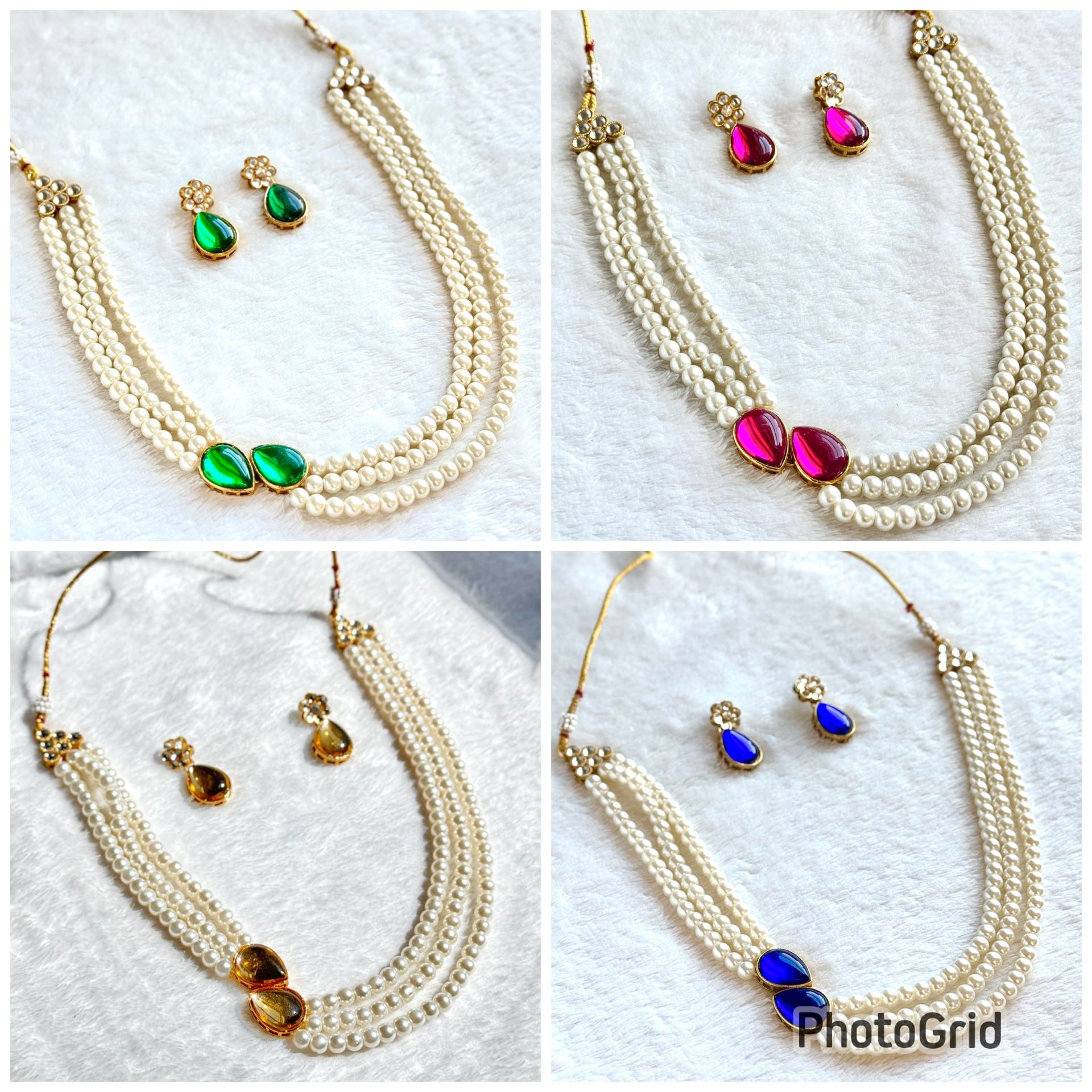 Beautiful Faux Pearl Jewelry Sets