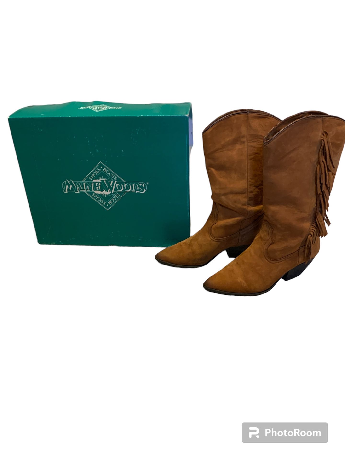 Maine Woods Women’s Fringed Suede Boots
