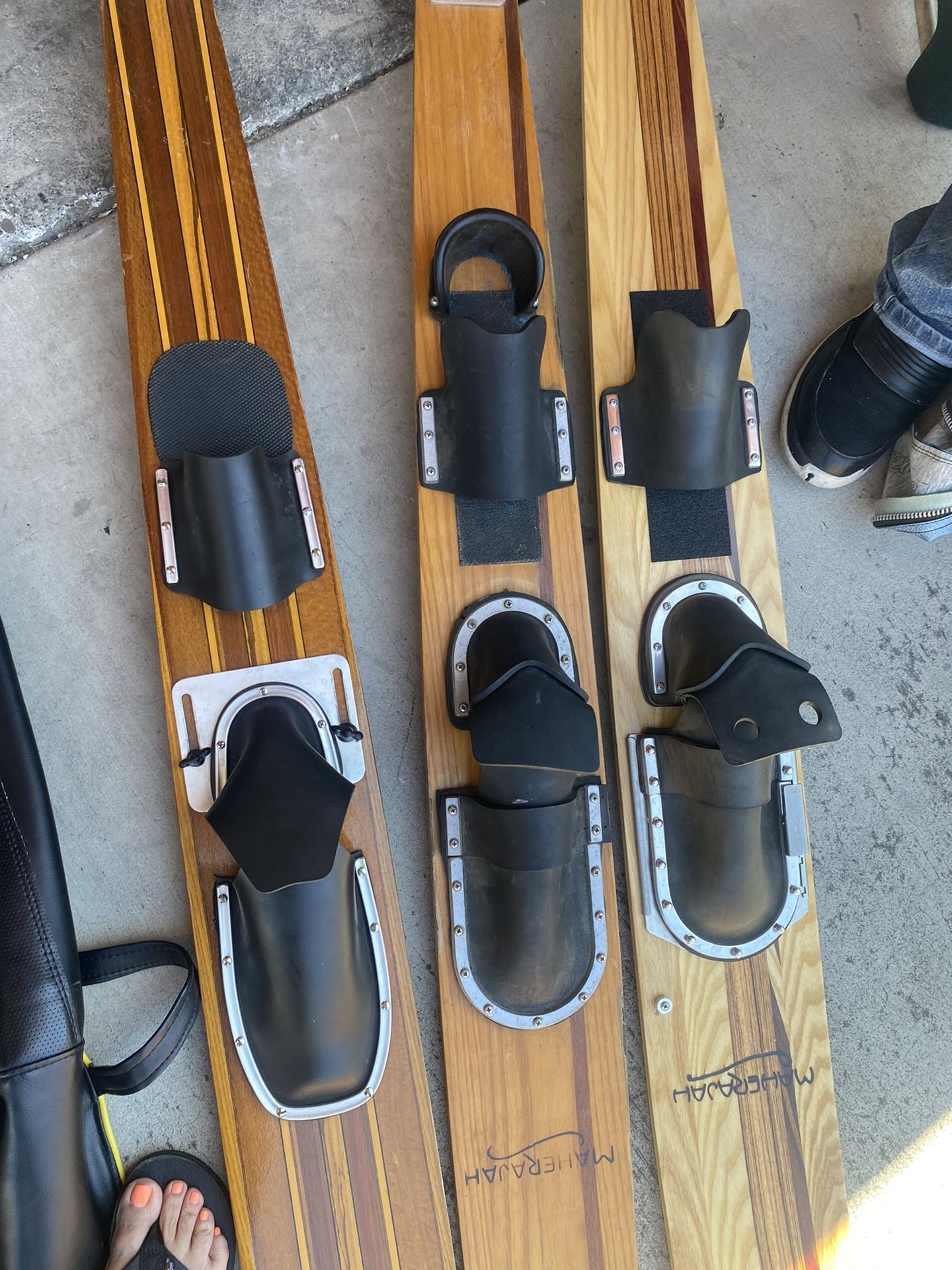 Vintage Maherajah Slalom Water Ski Wood 70.5"