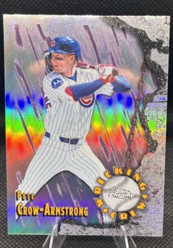 NL MVP Pete Crow-Armstrong Topps Chrome Wrecking Crew Refractor