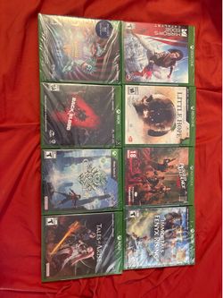 Lot of 8 Xbox One/Series X Games Sealed New