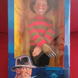 1989 Talking matchbox Nightmare on elm Street Freddy Krueger doll. See our other great vintage art antiques jewelry Sports Furniture fishing lures toy