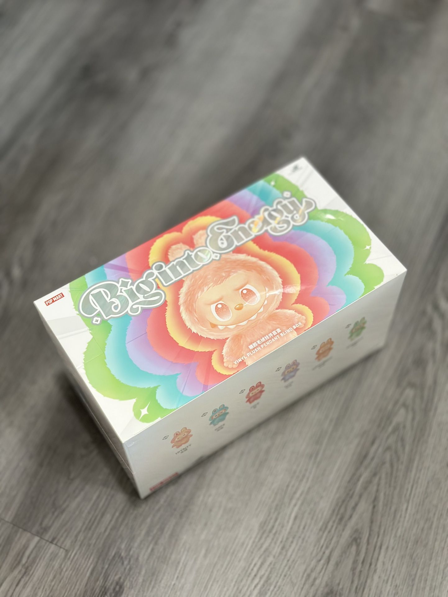SEALED Authentic POPMART The Monsters Labubu Big Into Energy Plush Blind Box sealed case (6pcs) per case