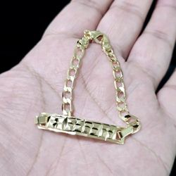 Baby Bracelet 14k Gold Plated 