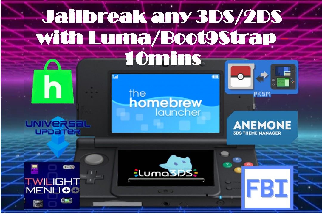Nintendo 3DS 2DS Luma SD Card Pokemon