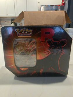 Pokémon Team Rocket Tin( Persian Ex)