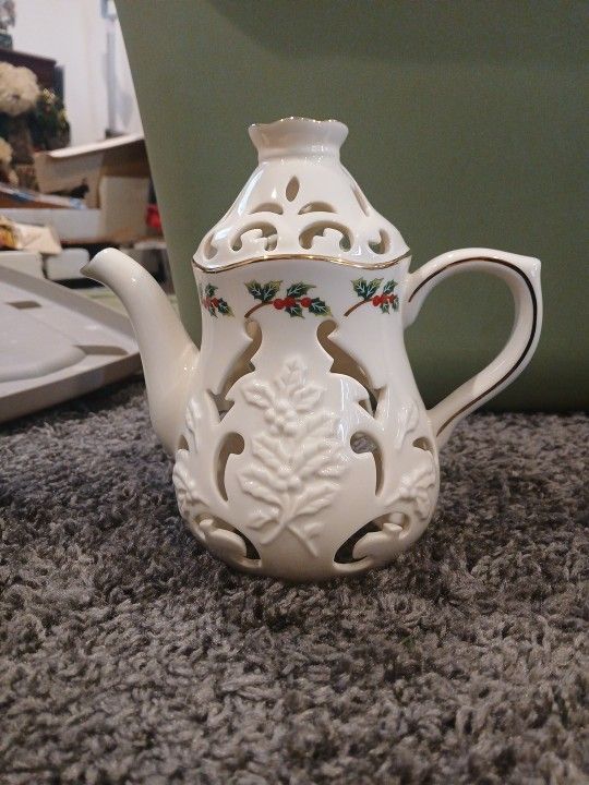 Scented Candle Holder Tea Kettle