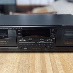 Pioneer CT-W404R Dual Cassette Deck - Like New 
