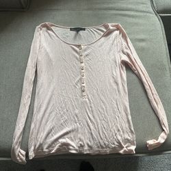 Pink long sleeve top