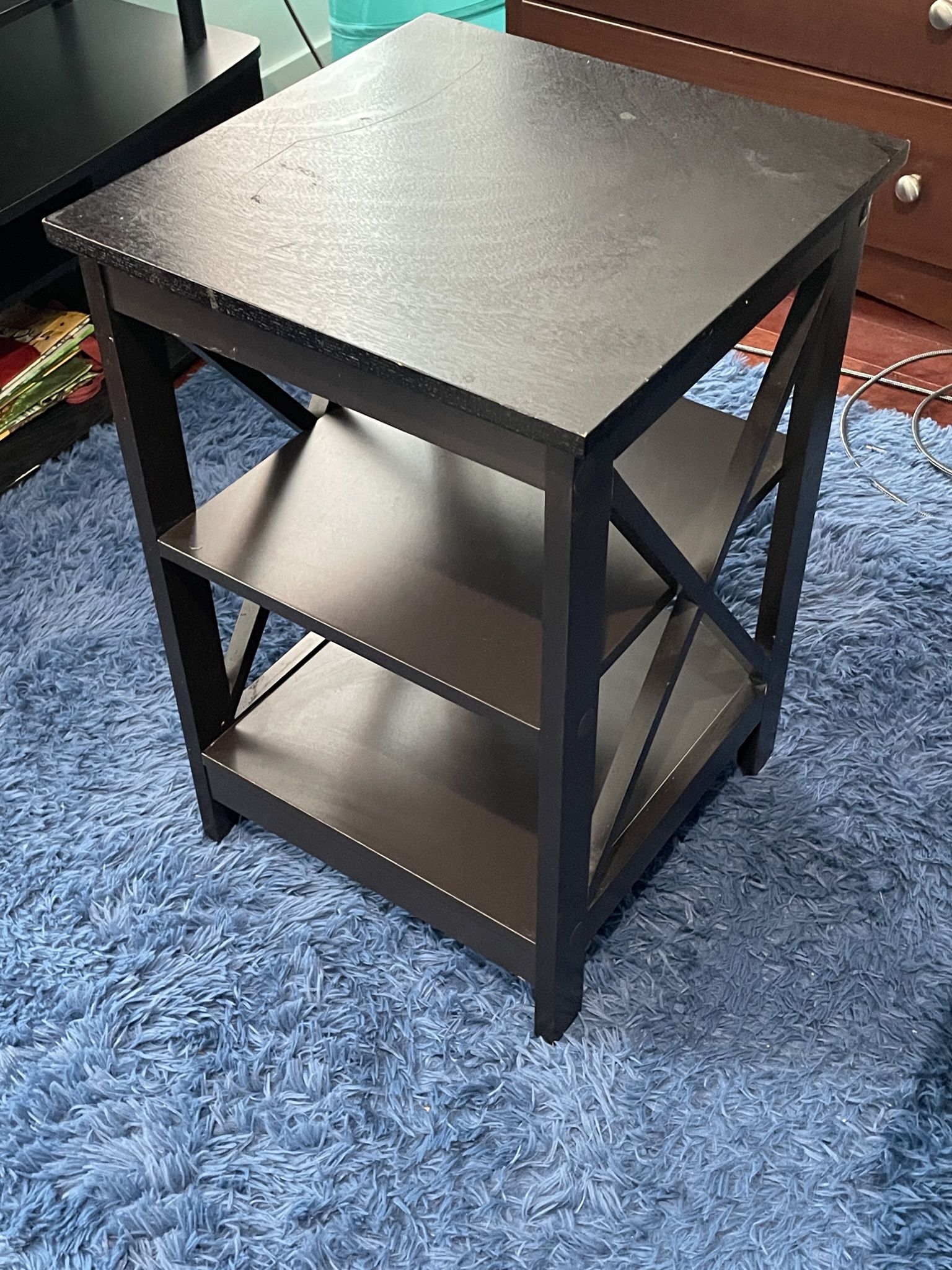 Wooden Side Table (espresso color)
