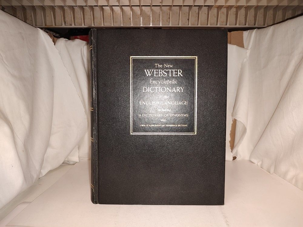 The New Webster Encyclopedic Dictionary of the English Language 1971 Vintage HC 