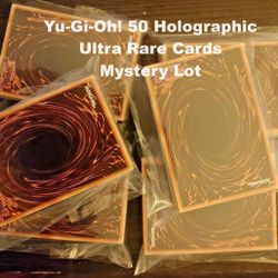 YuGiOh 50 Ultra Rare Cards Mystery Lot