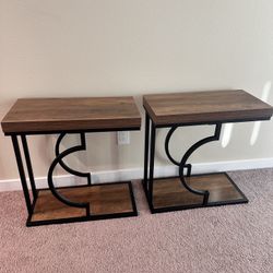 Rustic End Tables X2