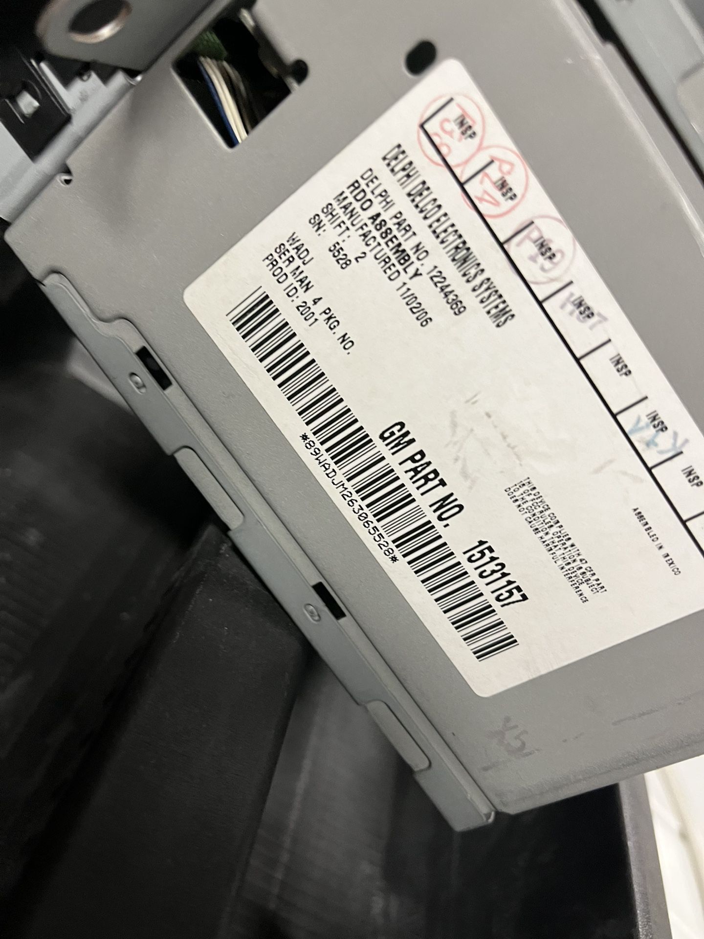 Radio From 2016 Chevy Silverado 3500