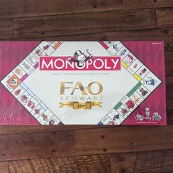 Never Opened Monopoly Game - FAO Schwarz 150th Anniversary Edition