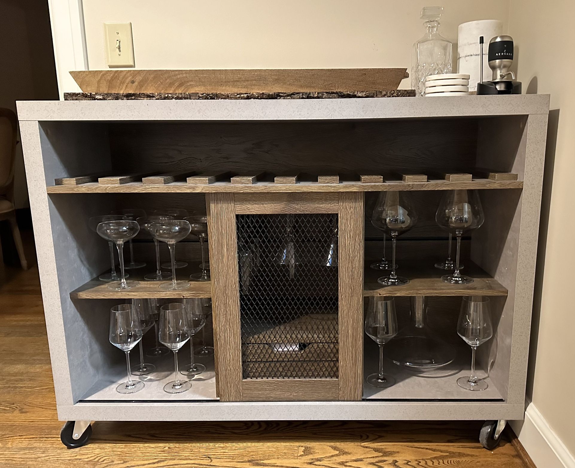 Kitchen Storage For Glassware