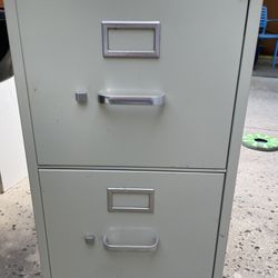 2 Drawer Metal Filing Cabinet
