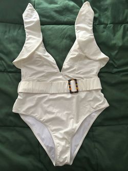 White bathing suit
