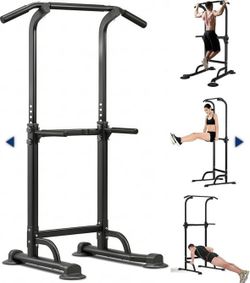 Barwing Adjustable Power Tower Pull Up Bar Dip Station
