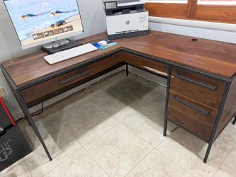 58x30 desk with drawers