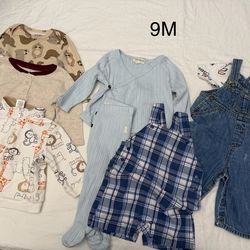 Boy clothes 9-12 M