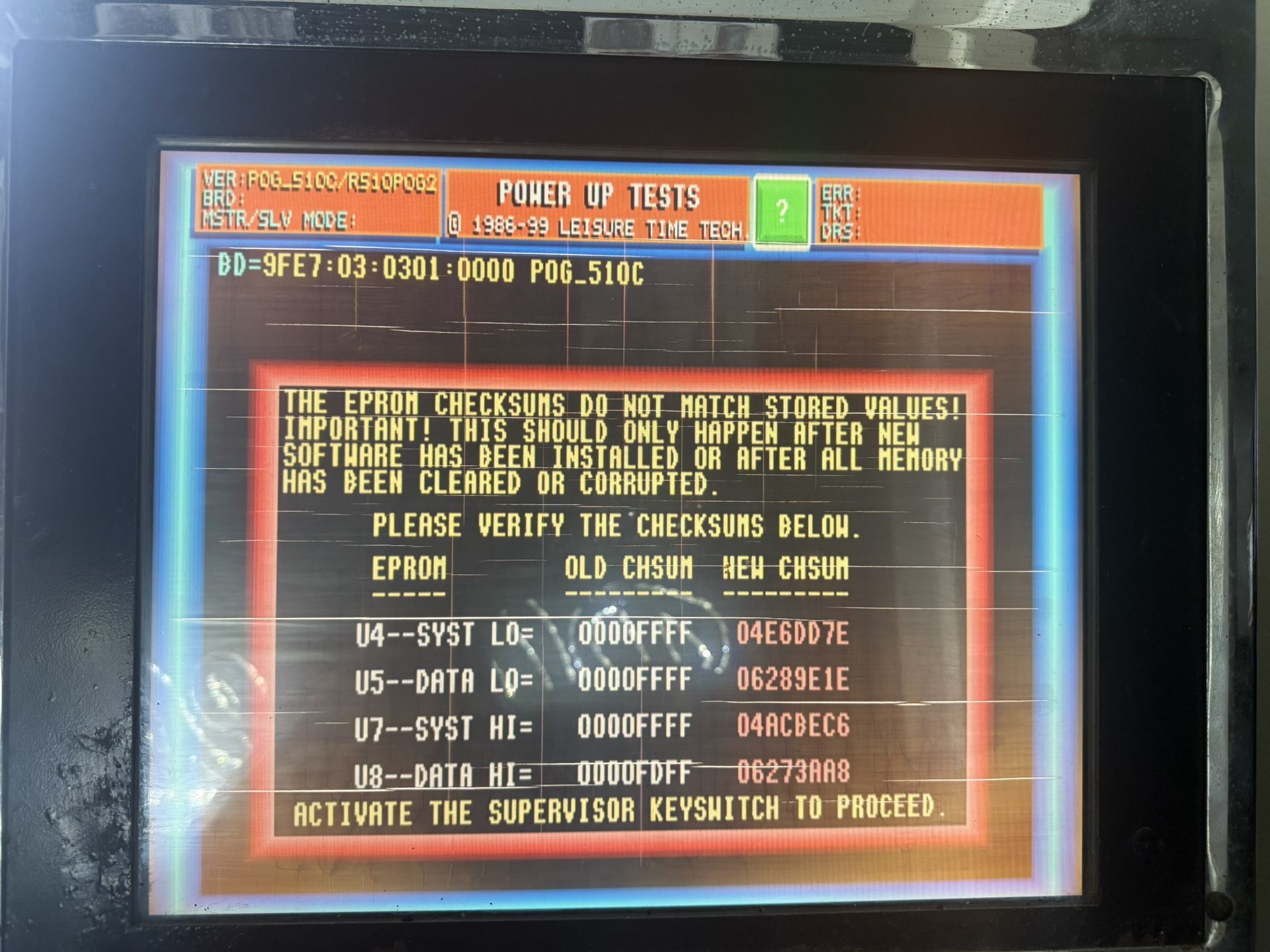 Why My Machine Say This