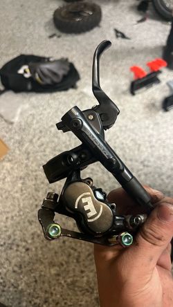 Left rear shimano deore with magura caliper