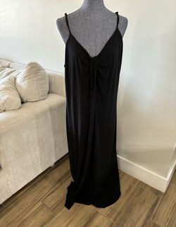 NWT Lane Bryant Plus Size Black Maxi Dress