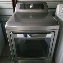 Gray, Kenmore Elite, Steam, Gas Dryer, Huge, Stainless Steel, Tub!!! Must See To Appreciate!!!