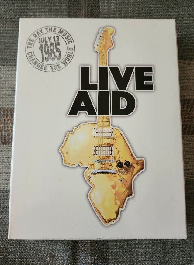 Live Aid 1985 (DVD Set 4-Disc 2004) W/Slip Cover and Inserts