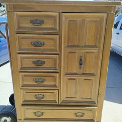 Vintage Door Chest Dresser Drawer $200