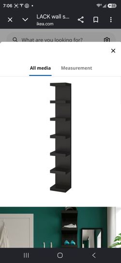 Wall Self Unit (Black) IKEA LACK