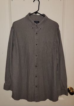 Croft & Barrow Gray Long Sleeve Button Down