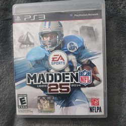 PS3 Video Games Madden 25 and NCAA 2013