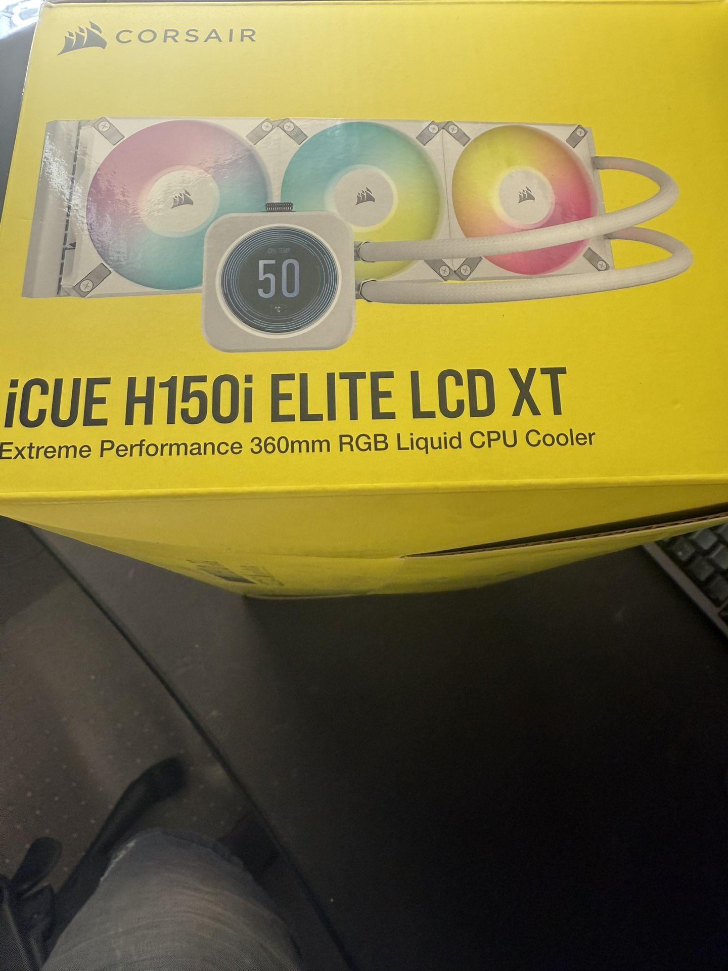Corsair 360 AIO Elite LCD XT White
