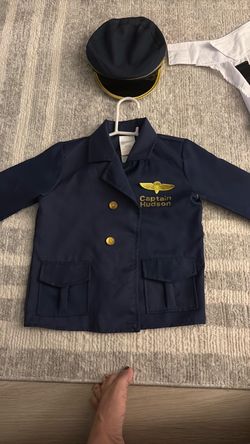 Kids Pilot Costume Jacket and Cap