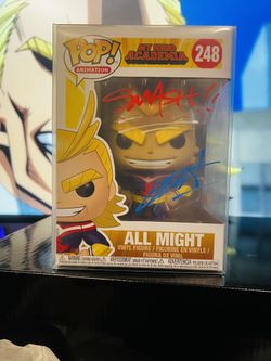 All Might Funko Pop 248 SIGNED 
