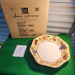 VINTAGE NEW Home Interiors - Large "SONOMA VILLA" PASTA Sauce Bowl  (Kitchen)