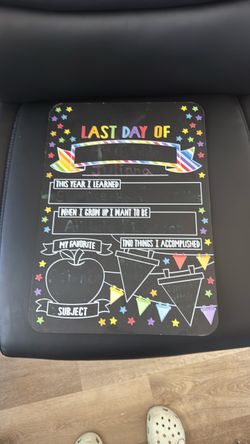 First / Last day of school sign