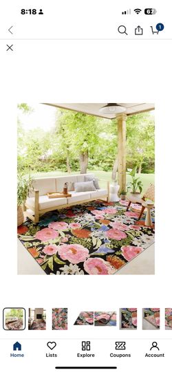 Botanical Garden Indoor / Outdoor Area Rug