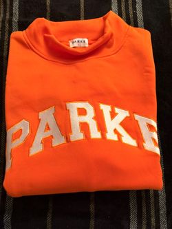 Parke Orange Crewneck Sweatshirt Size L